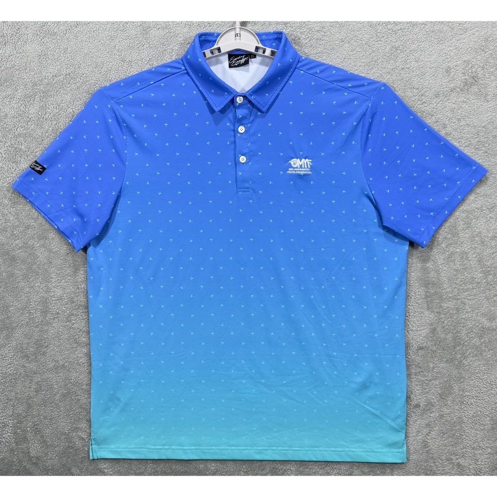 Sunday‎ Swagger Polo Shirt Mens XL Blue NBA Orlando Magic Youth Foundation Golf
